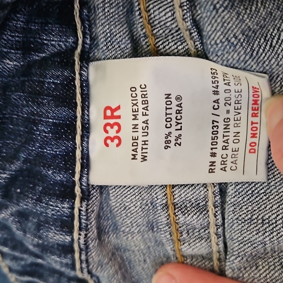 Womens Ariat Fire Retardent Jeans. - Picture 3 of 4